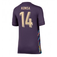 Maglia Calcio Inghilterra Ezri Konsa #14 Seconda Divisa Donna Europei 2024 Manica Corta